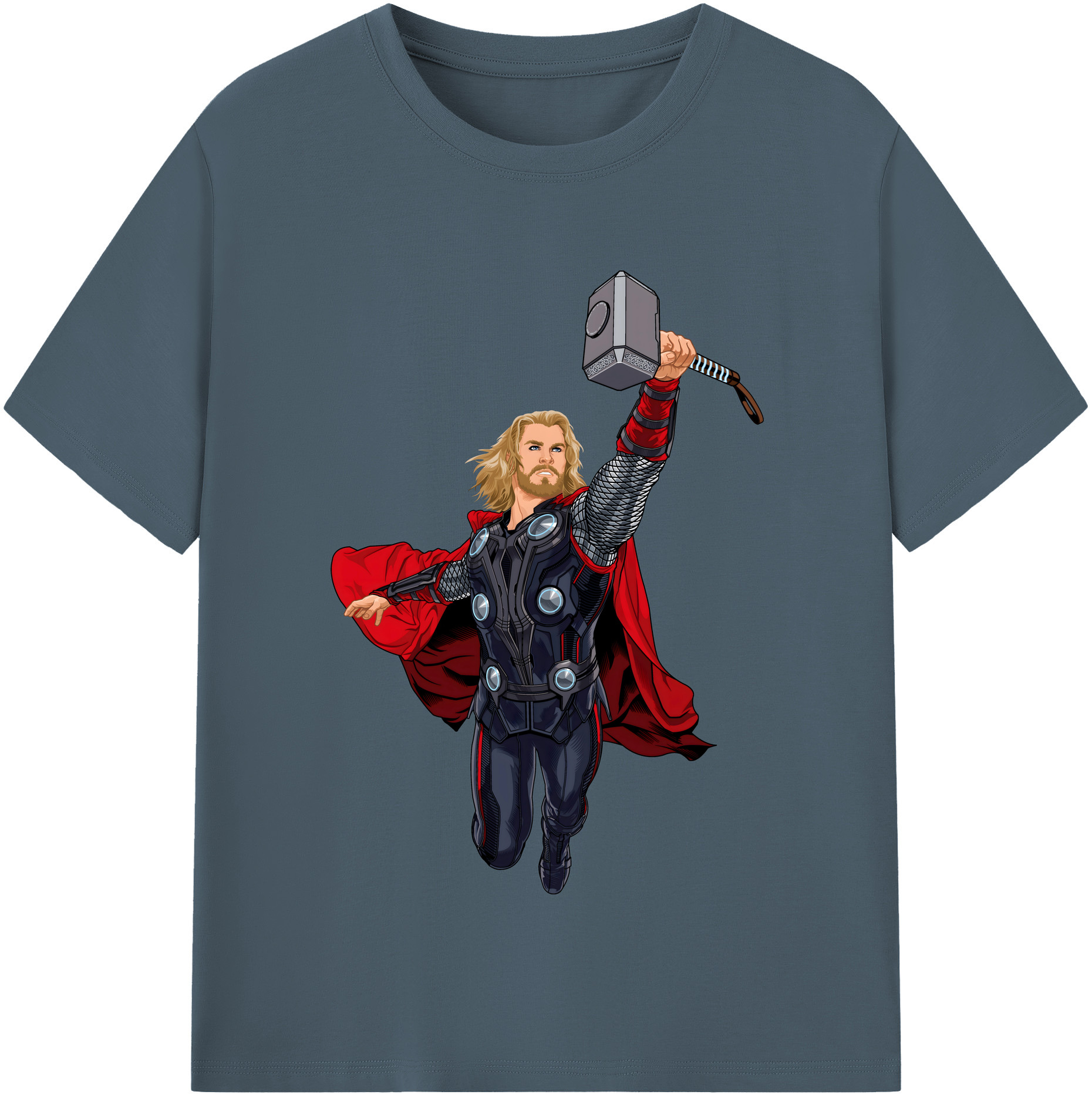（画像用） アベンジャーズ The Avengers 綿100％半袖Tシャツ（フロントプリント）